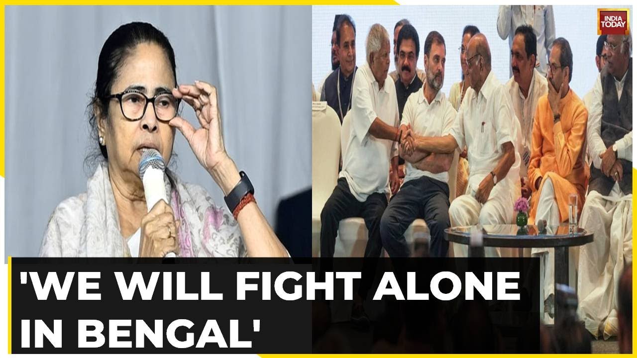 Big Setback For INDIA Alliance: Mamata Banerjee Says 'TMC Will Fight Alone In West Bengal'
