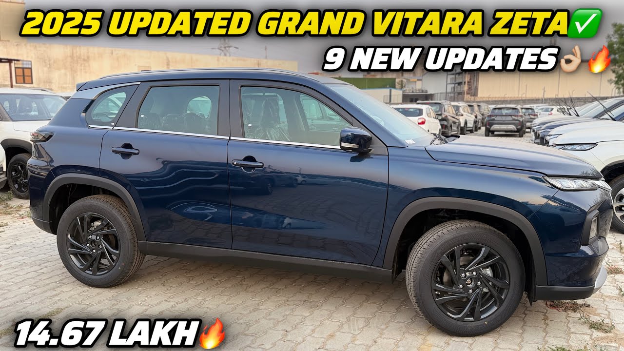 2025 Updated Maruti Grand Vitara Zeta – Feature Loaded SUV🔥| New 9 Updates Revealed!👌🏼