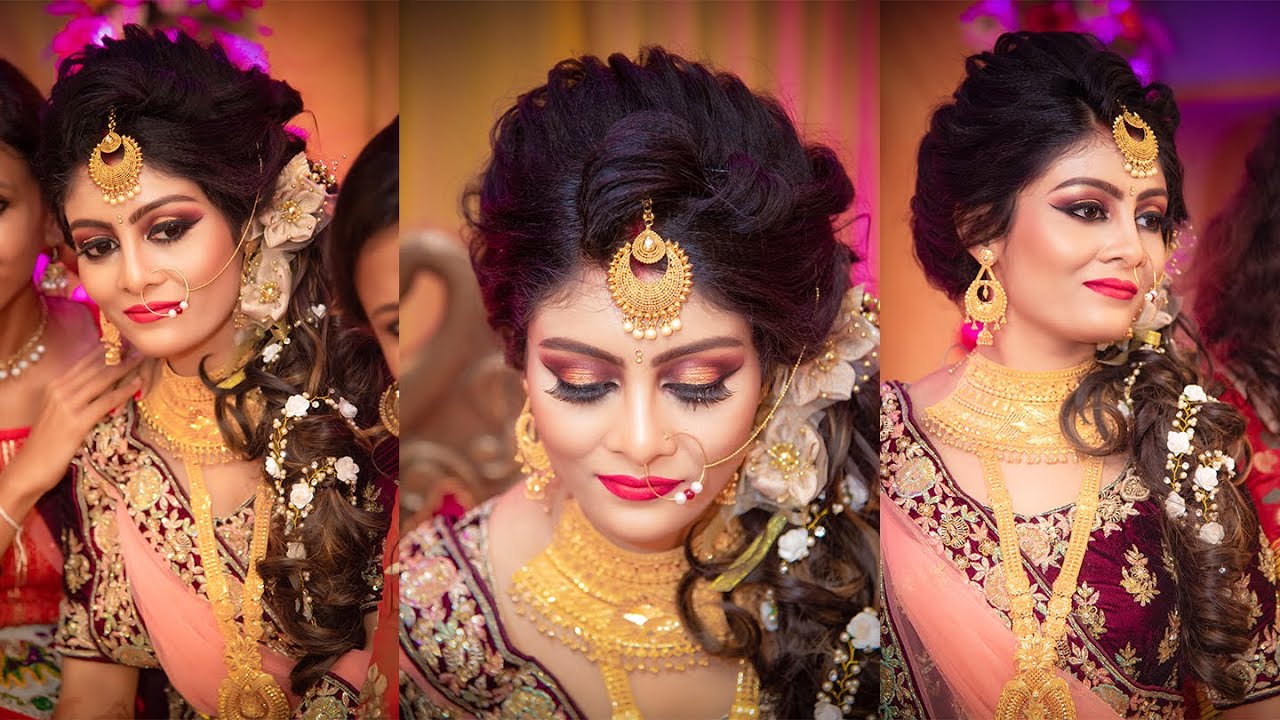Complete Real Bride Makeup by Mousumi Roy