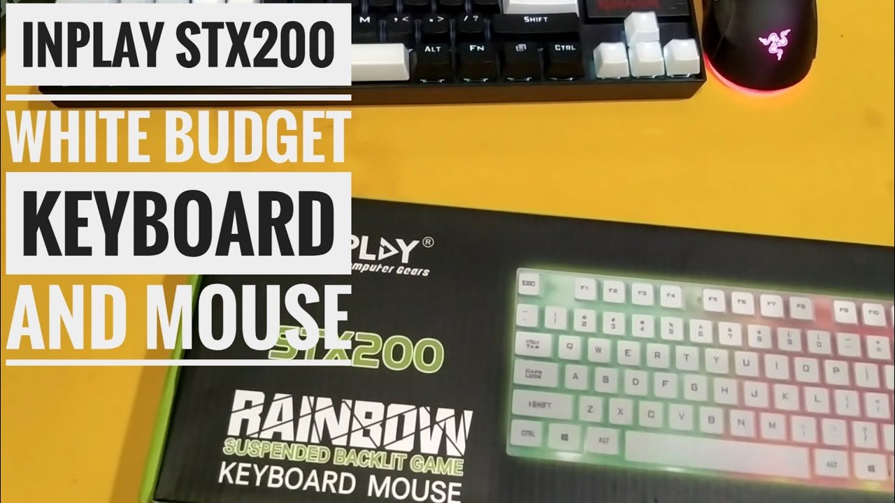 InPlay Stx200 White Keyboard and Mouse - Unboxing