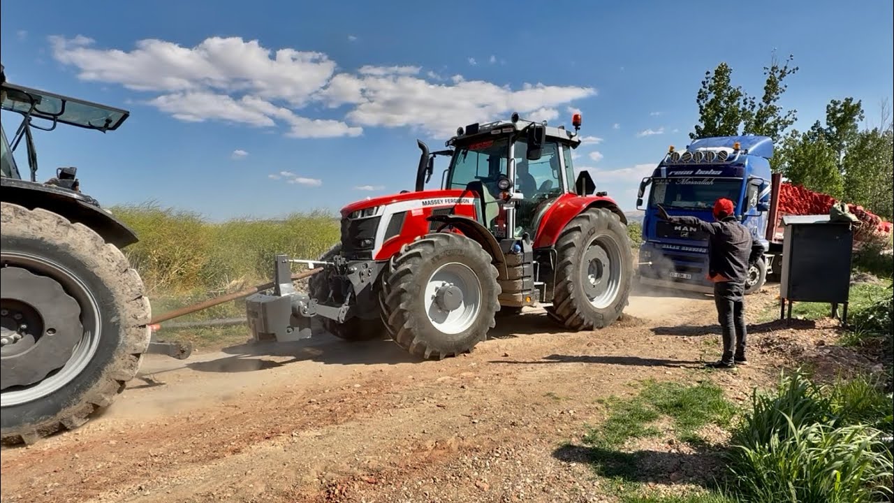 DOLU TIR DEVRİLECEK!! 7s180 Ve 5s105 İLE KURTARDIK