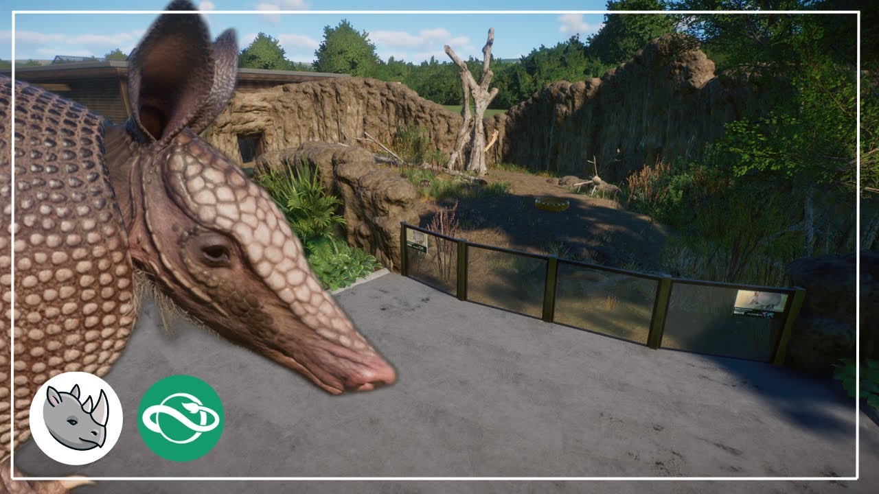 Nine banded armadillo | One habitat wonder | Speed build | Planet zoo