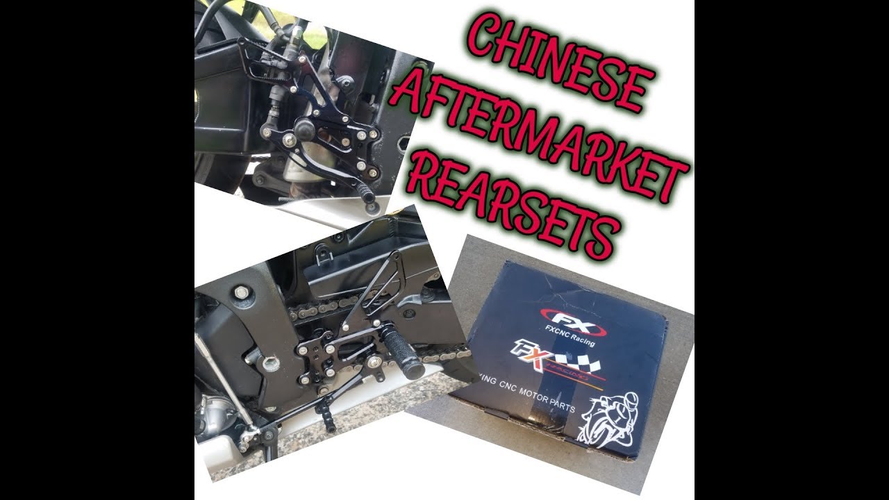 FXCNC RACING CHINSES REARSETS INSTALLATION ON 03 CBR600RR!!!