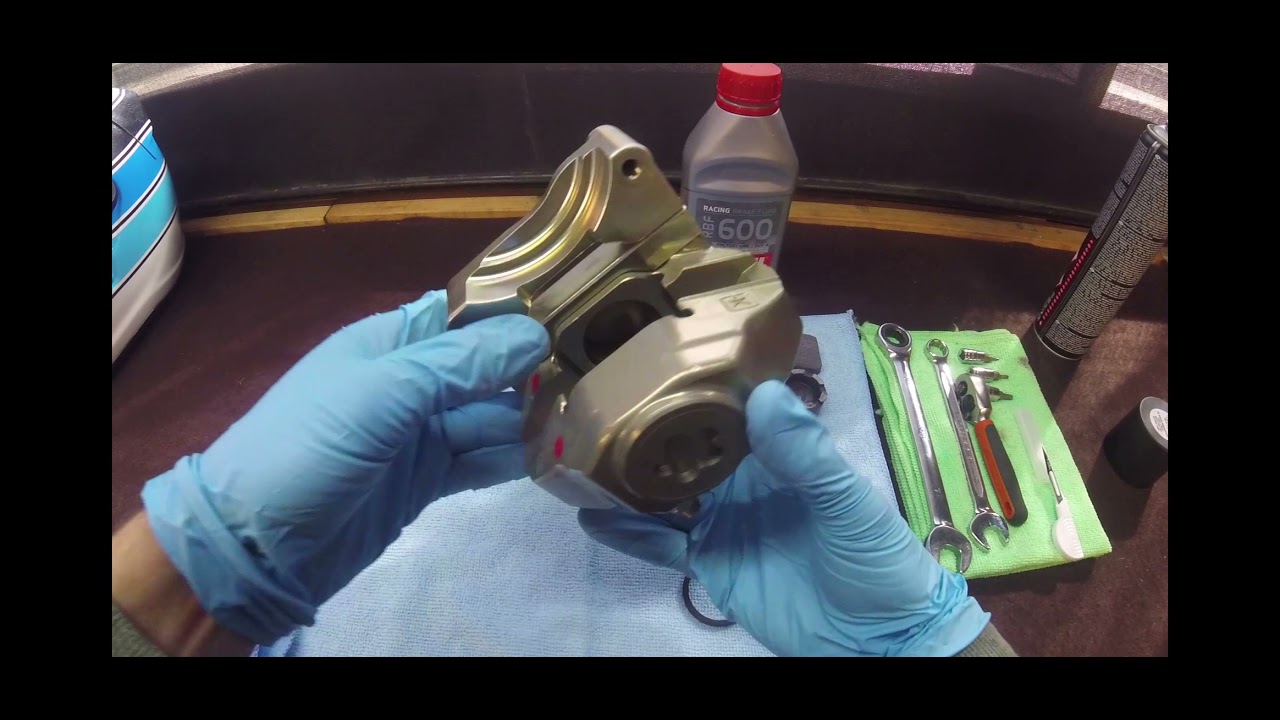 OTK Tony Kart BSD brake caliper rebuild and brake bleed
