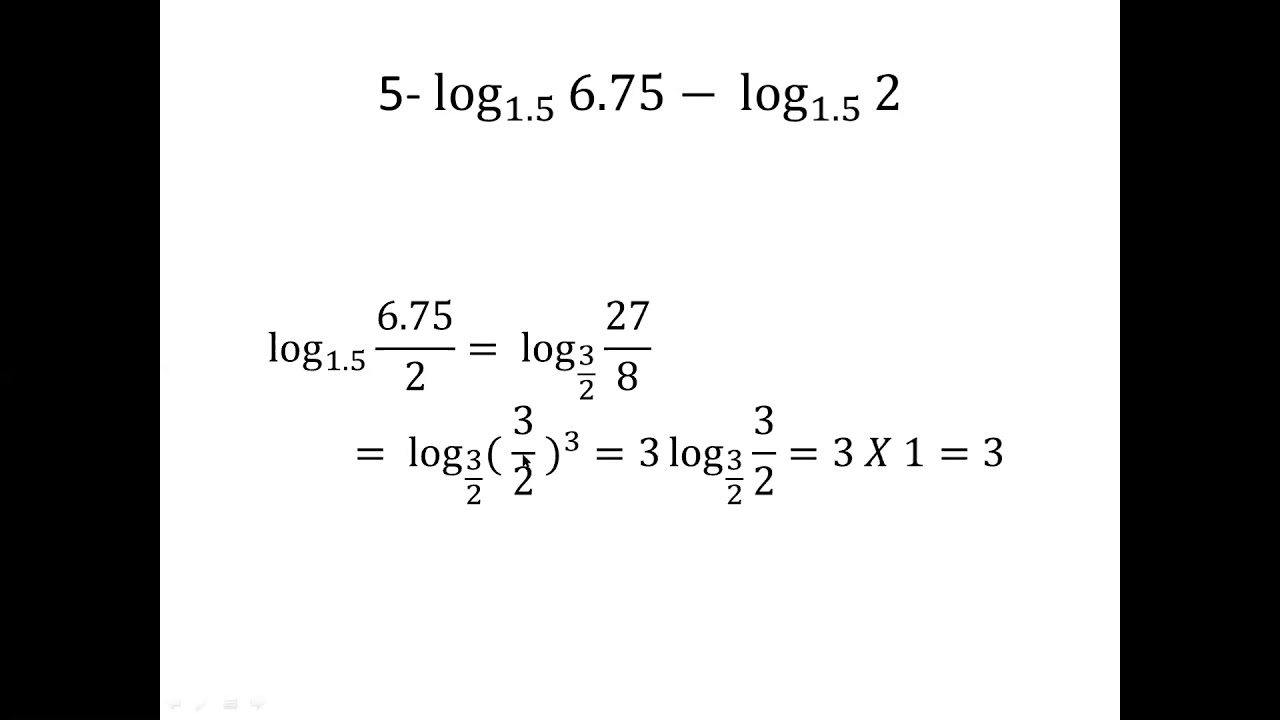Miss Yassmen  solving Exercises on Log   Gr 11