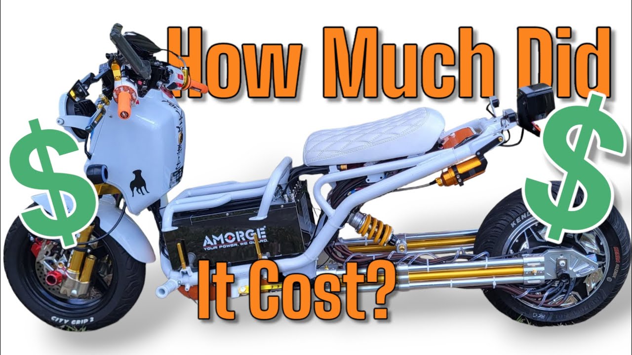 How Much It Costs To Build Your Own High Power 20kw 96v Electric Motorcycle Maddog Scooter