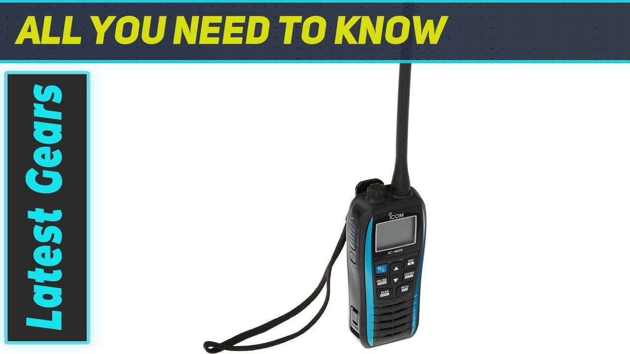 Icom IC-M25 21 Handheld VHF Radio - Ultimate Portable Communication Solution