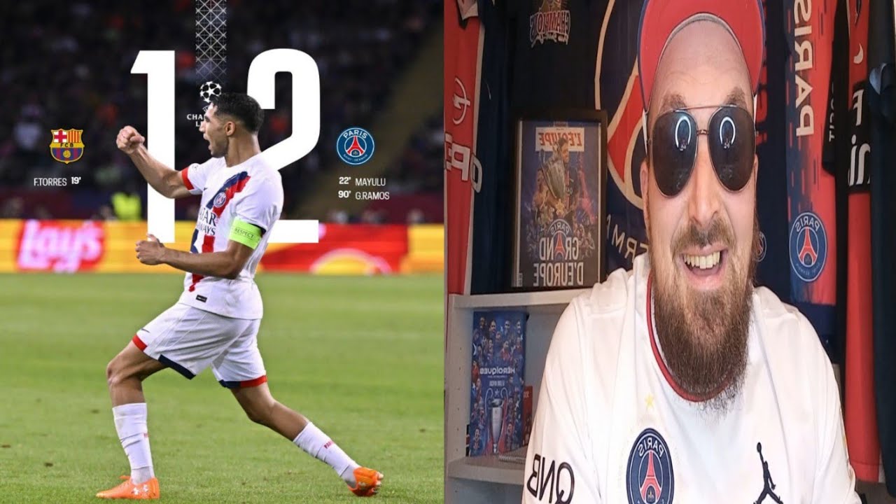 BAR&Ccedil;A - PSG 1-2 J2 DE LIGUE DES CHAMPIONS : 