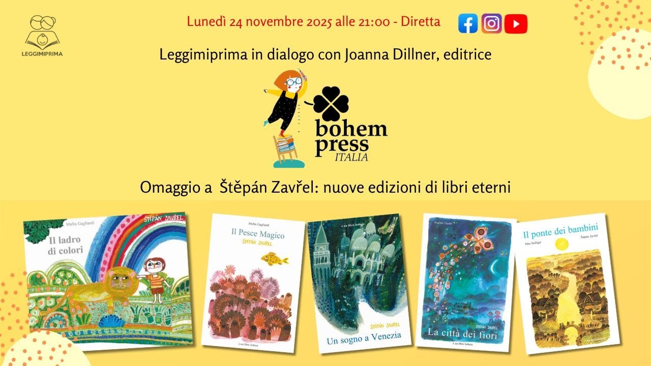 Omaggio a Štěpán Zavřel con Bohem press Italia