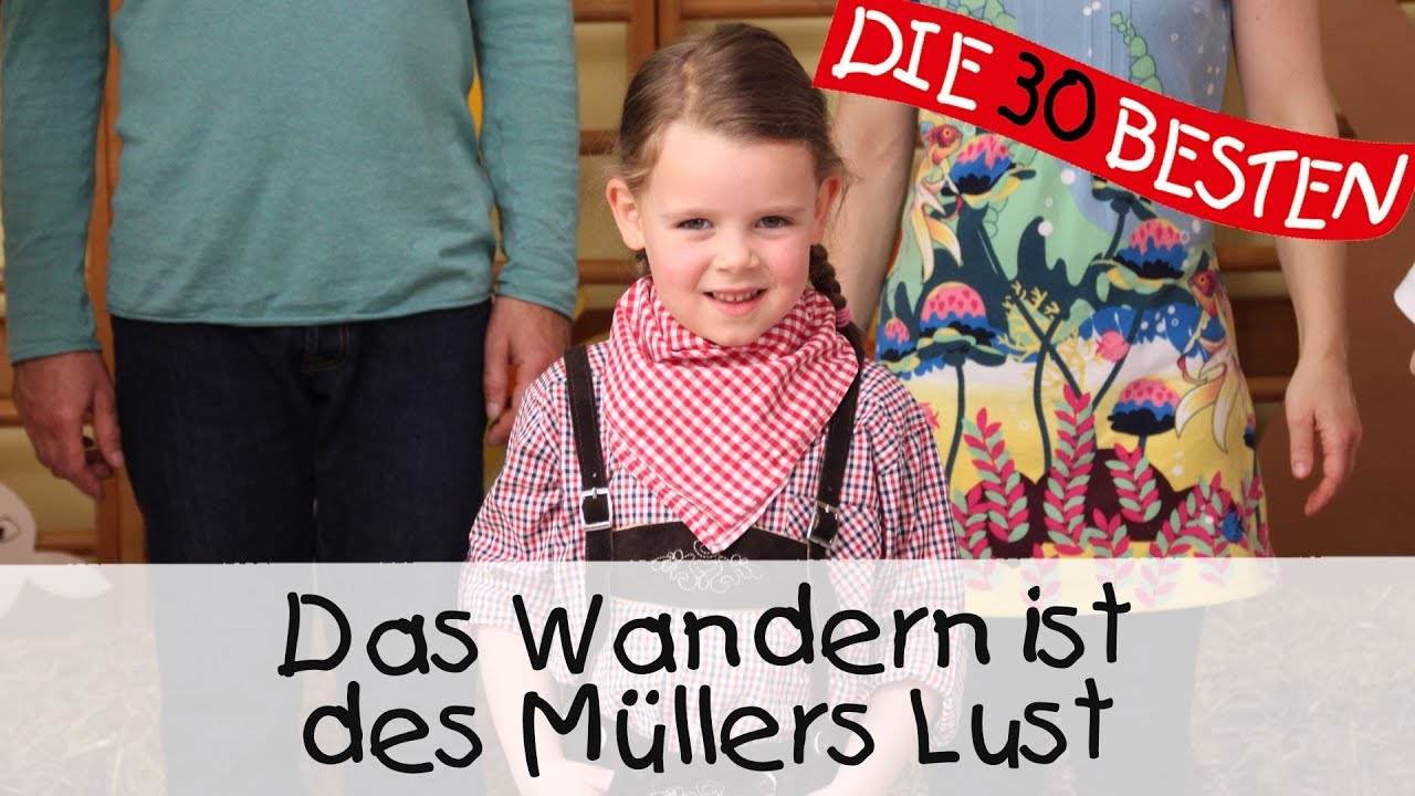 👩🏼 Das Wandern ist des Müllers Lust - Singen, Tanzen und Bewegen || Kinderlieder