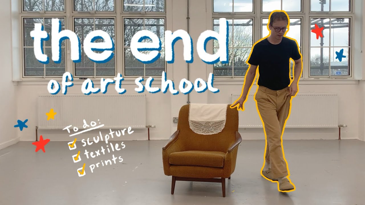 preparing for my final show part 1 | graduating art school
