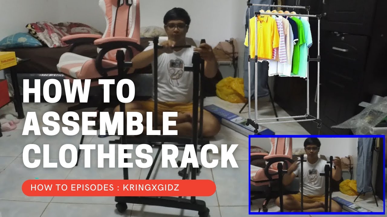 How to Assemble Clothes Rack - A Clothes Rack Assembly Quick Guide | Double Pole Clothes Rack