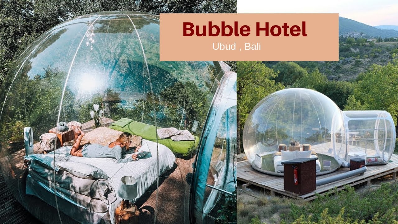 Ubud , Bali Vlog! We stayed at the Bubble Hotel (Airbnb) in a jungle | #TravelVideo