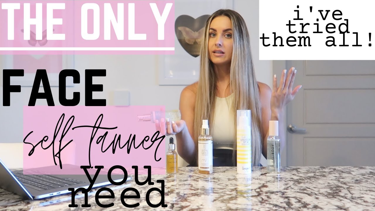 the only FACE self tanner you will ever need.