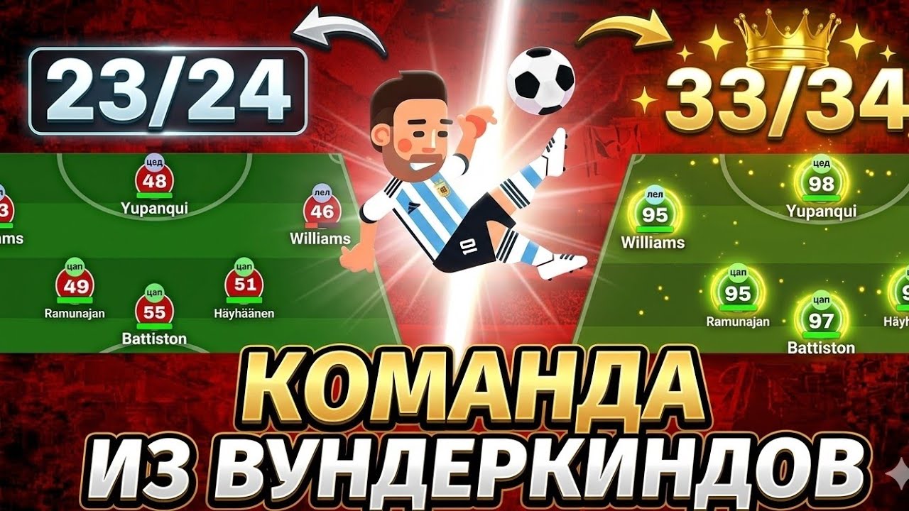 Что будет если собрать всех самых перспективных игроков в World Soccer Champs в одну команду