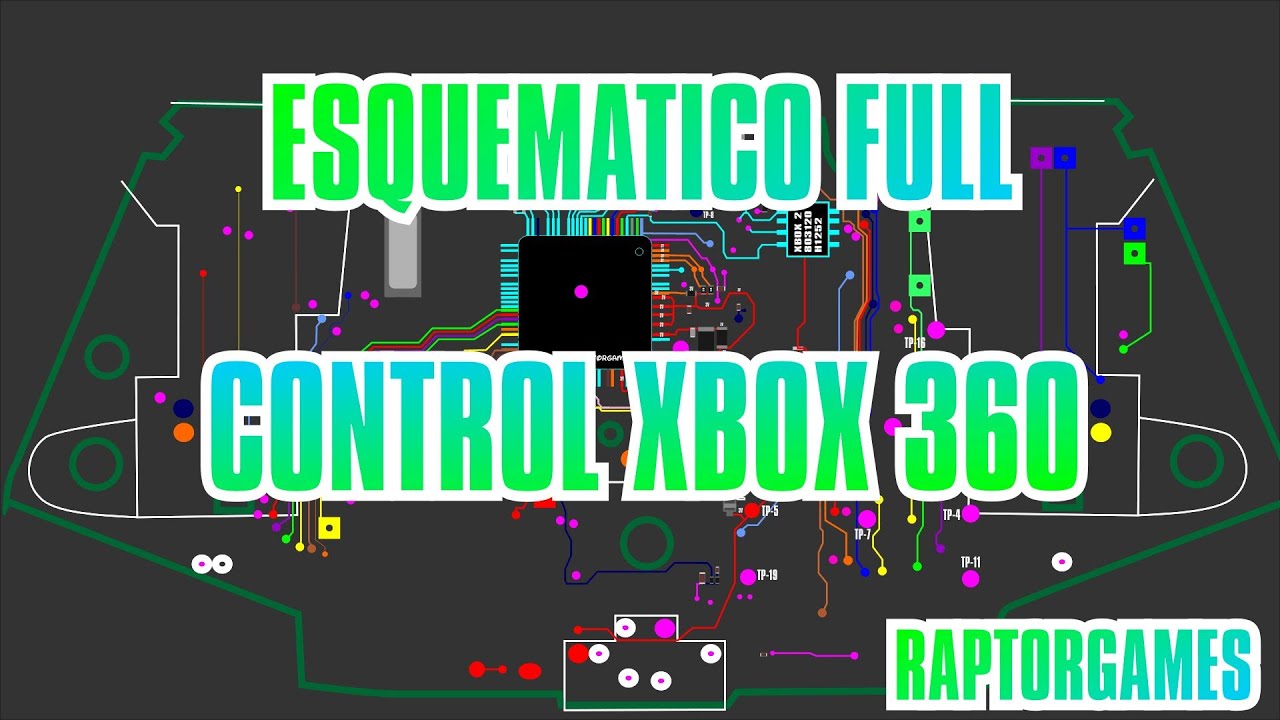 ESQUEMATICO CONTROL XBOX 360 FULL