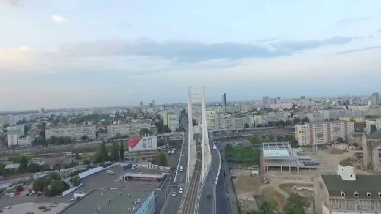 Podul Basarab, filmat cu drona 4k