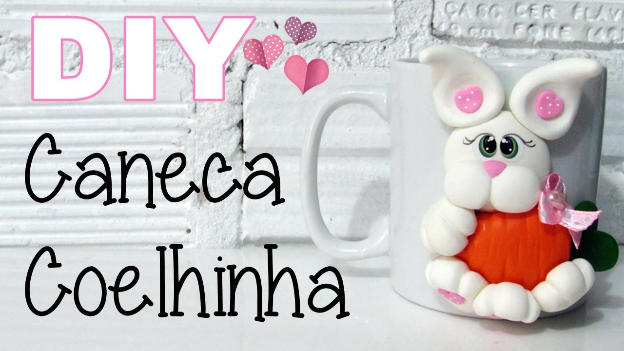 (DIY) Caneca Coelhinha