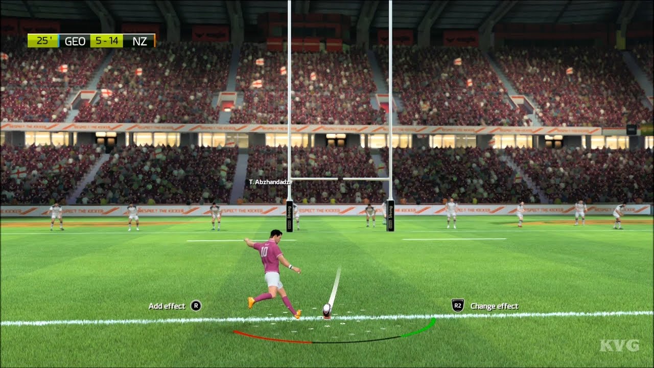 Rugby 20 - Georgia vs New Zealand - Gameplay (PS4 HD) [1080p60FPS]