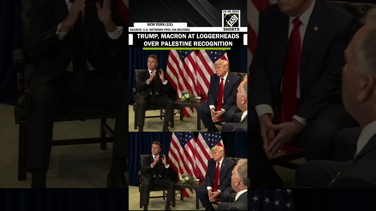 Трамп и Макрон столкнулись из-за Палестины на полях ГА ООН после того, как три страны признали па...