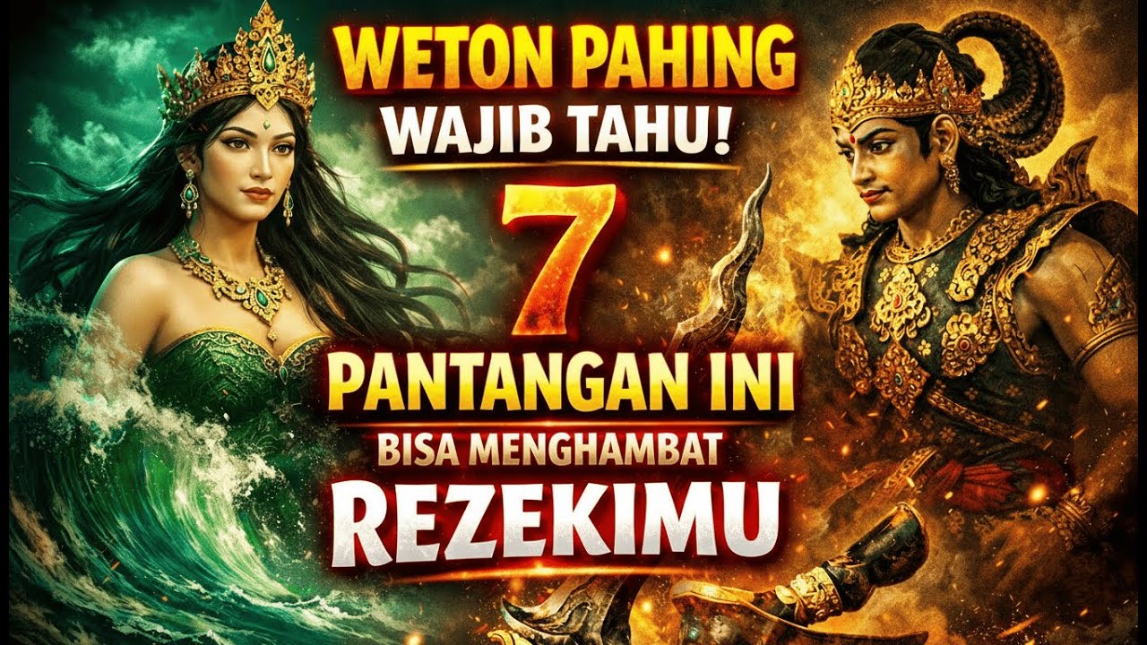 NGERI ❗ WETON PAHING WAJIB TAHU ❗ 7 pantangan ini bisa menghambat REZEKIMU ❗