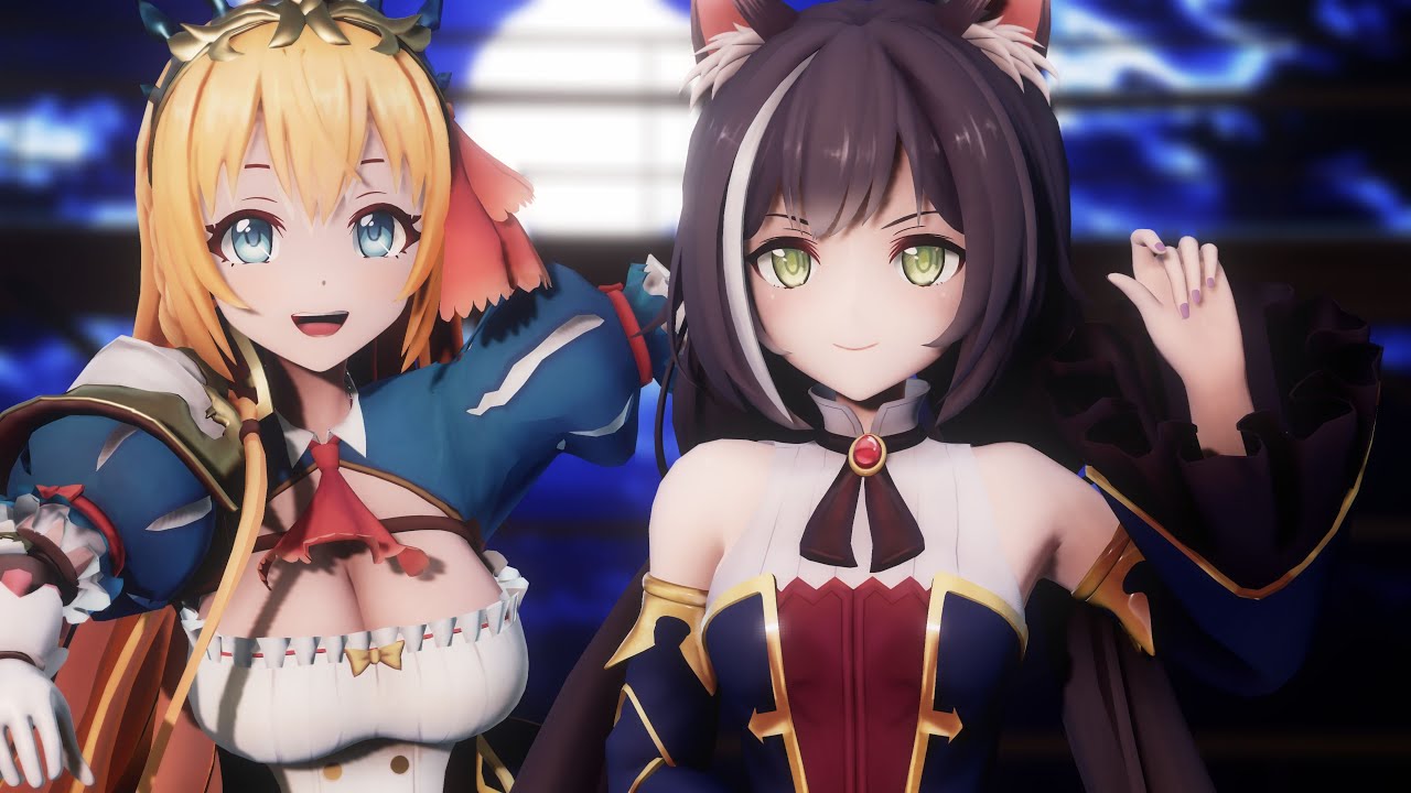 【プリコネMMD】ペコリーヌ＆キャルで「エンゼルフィッシュ / Angelfish」【4K】