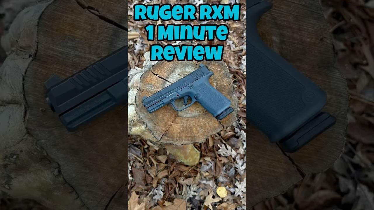 Ruger RXM 1 Minute Review #shoot #tacticalshooting #practicalshooting #airsoft #shootingsports