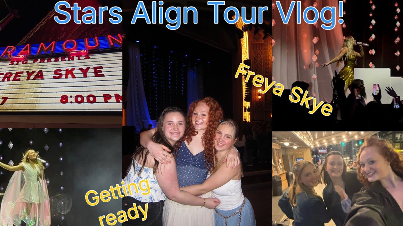 We went to the Stars Align Tour! | vlog, concert clips