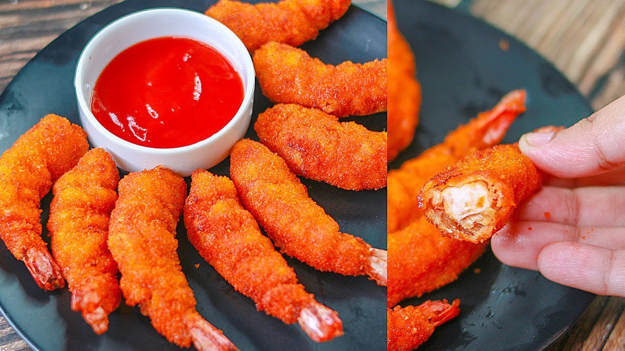 Japanese Ebi Fry Recipe | Deep Fried Shrimp | Easy Snacks Recipe | Toasted