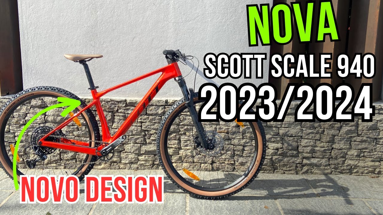 NOVA BICICLETA SCOTT SCALE 940 CARBONO 2023/2024 - NOVO DESIGN