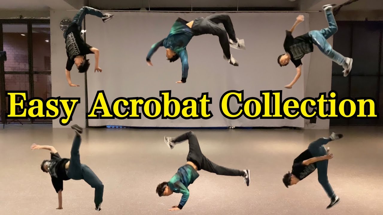 Easy Acrobat Collection ( Breakin Capoeira Tricking ) 1 minute version
