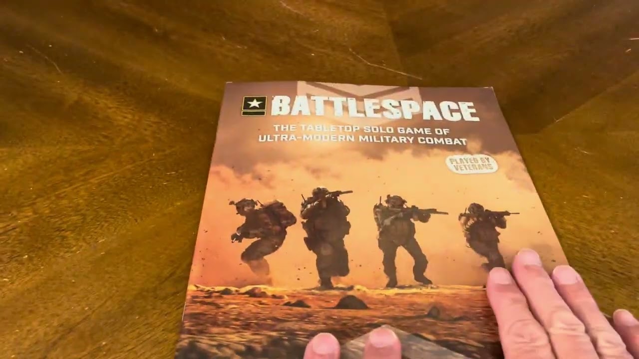 Battlespace: Tabletop Solo Game of UltraModern Military Combat (Unboxing #1026)