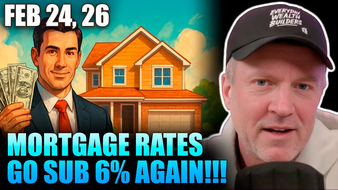 BREAKING NEWS: Mortgage Rates Go Sub 6% AGAIN!!!