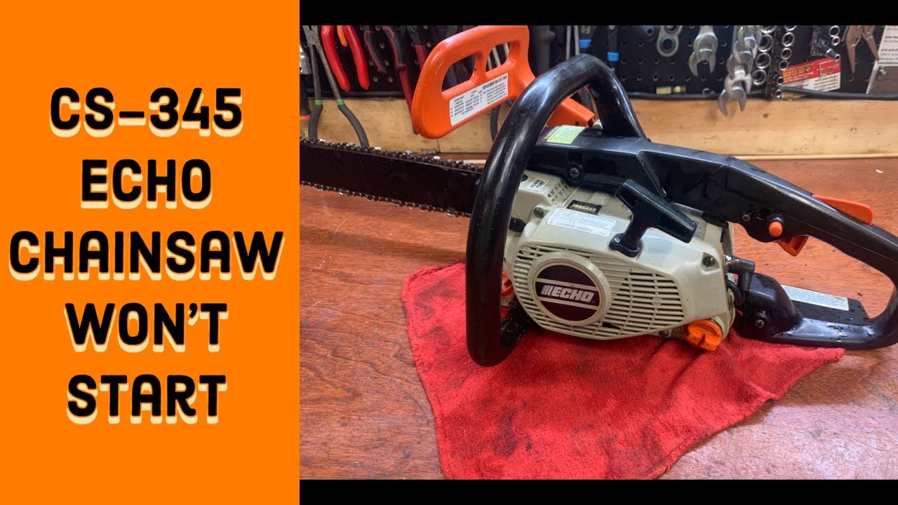 Echo CS-345 chainsaw won’t start. How to clean the carburetor