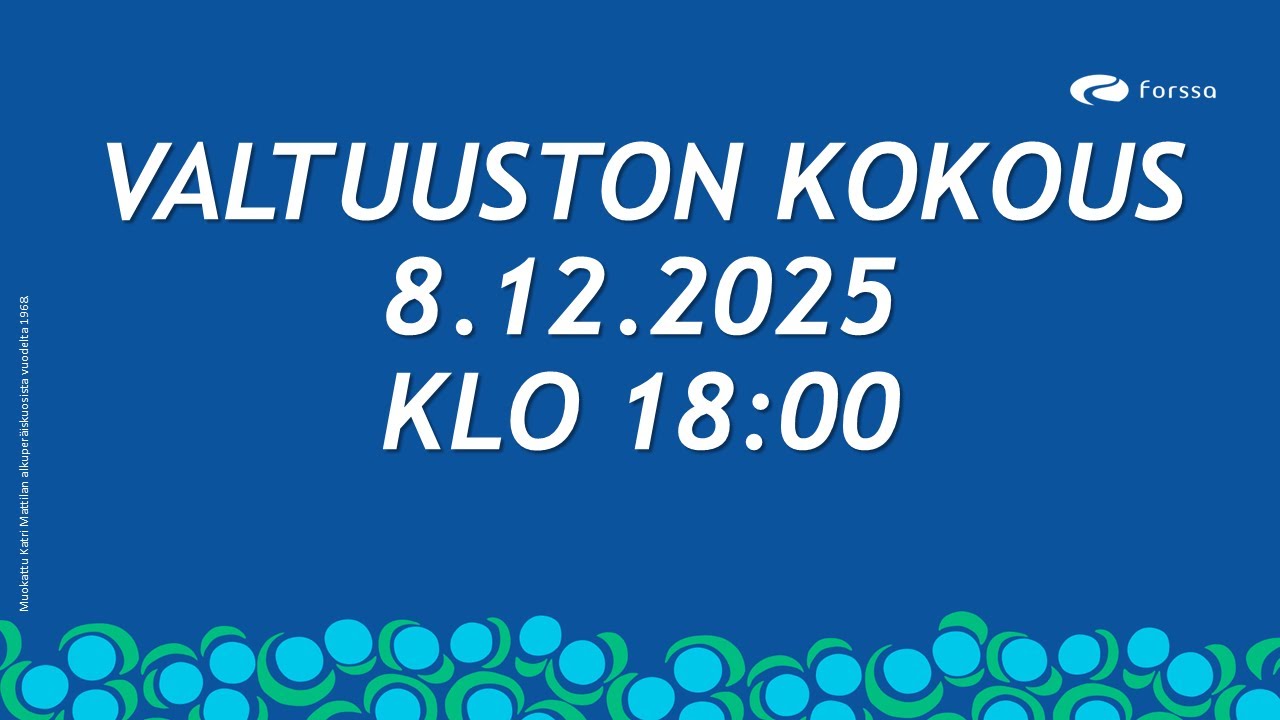Kaupunginvaltuusto 8.12.2025
