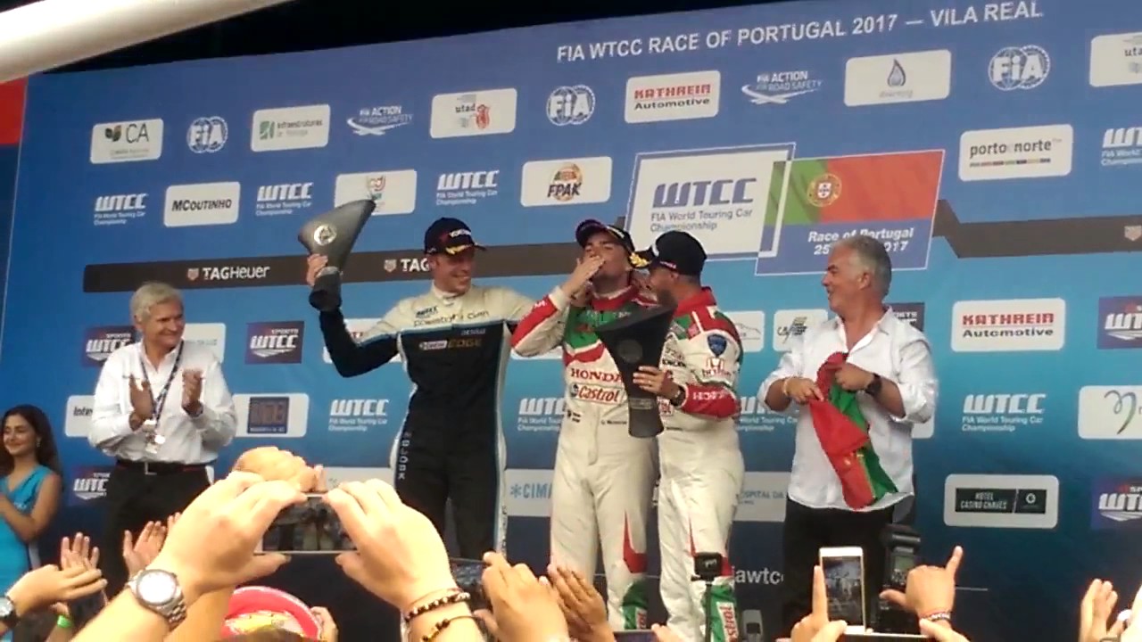 WTCC 2017 - Podium Cerimony - Vila Real, Portugal