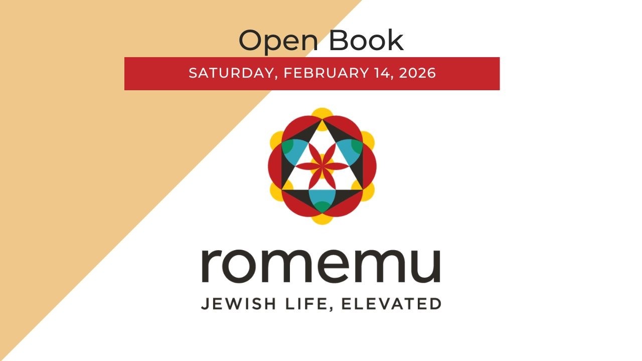 Romemu Open Book - Saturday, February 14, 2026