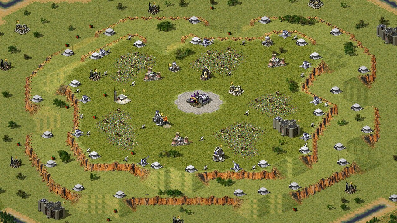 Red Alert 2 | Yuri's Revenge | 7 vs 1- Extreme beta AI - - Random - France - Sniper