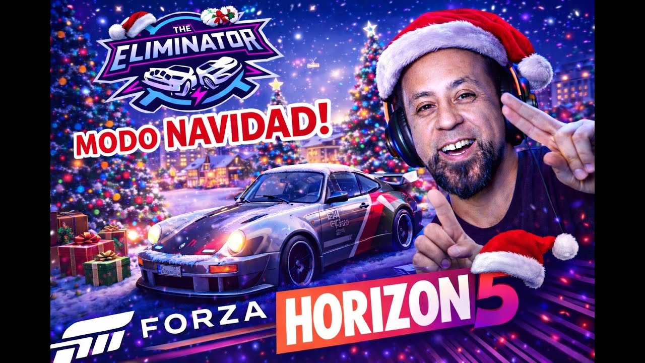 En el Forza Horizon 5 con amigos en Navidad - The Eliminator RESUMEN DIRECTO de RAULSTROM