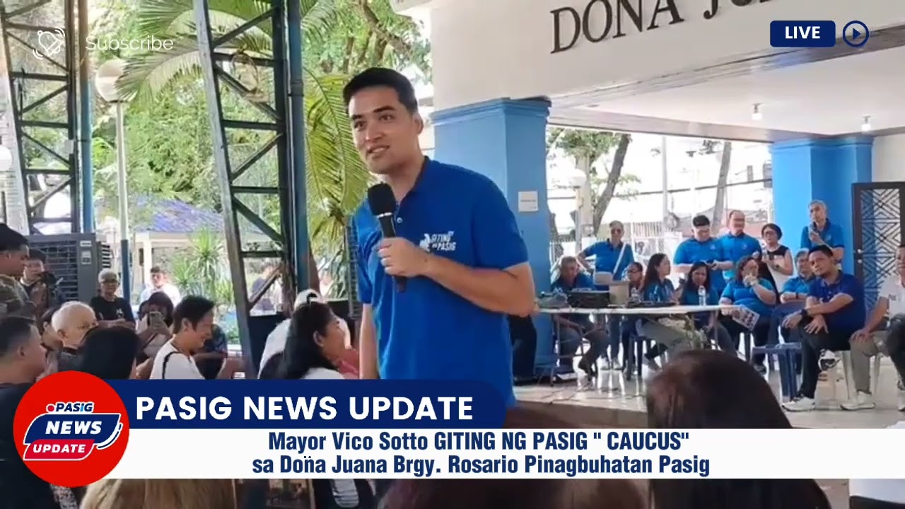 🔴 Mayor Vico Sotto GITING NG PASIG 
