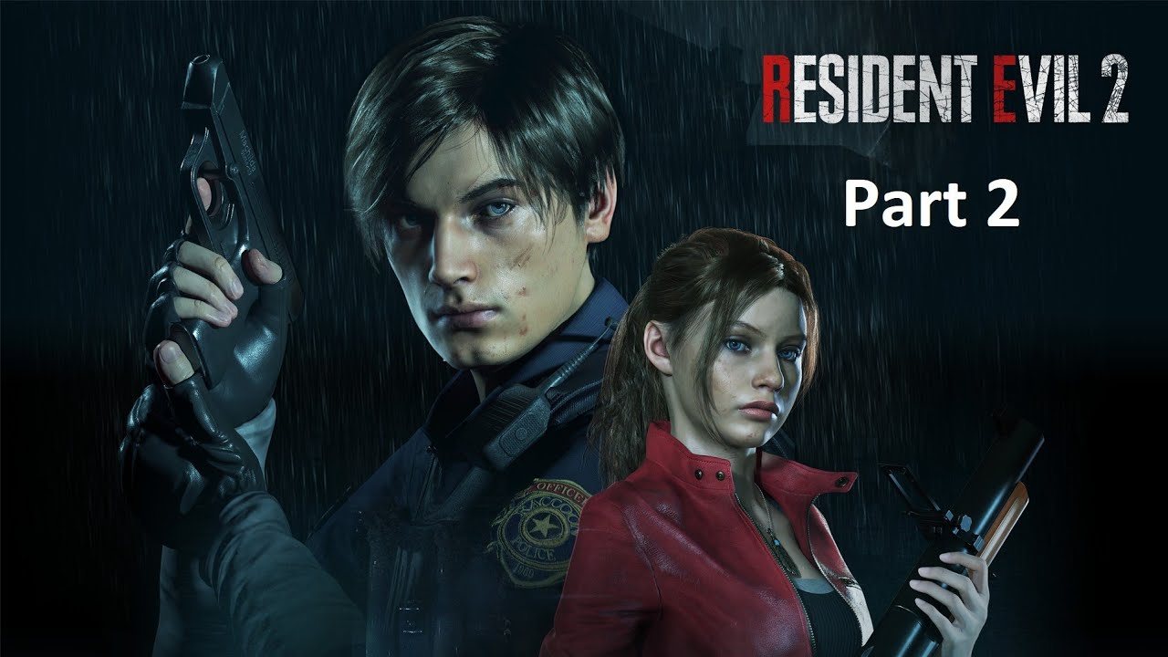 Resident Evil 2 walkthrough gameplay part 2 Raccoon City Police Station