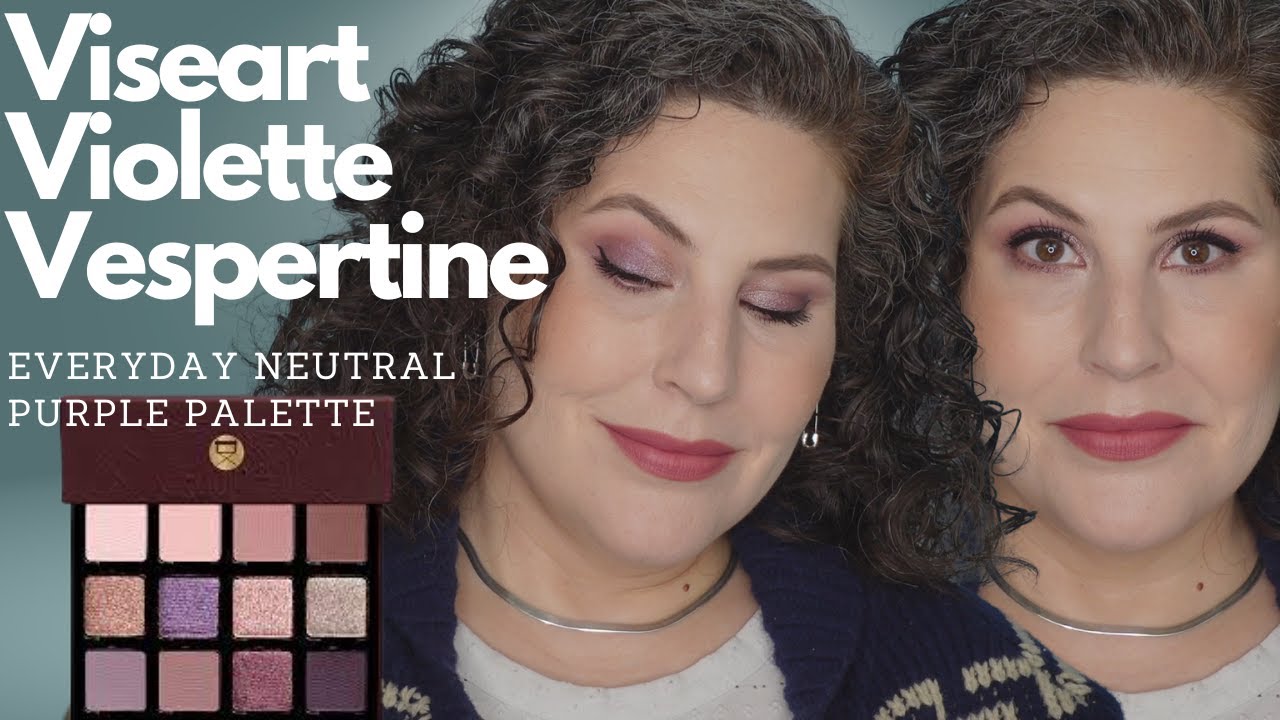 Viseart Violette Vespertine Eyeshadow Palette - Everyday Neutral Purple Palette