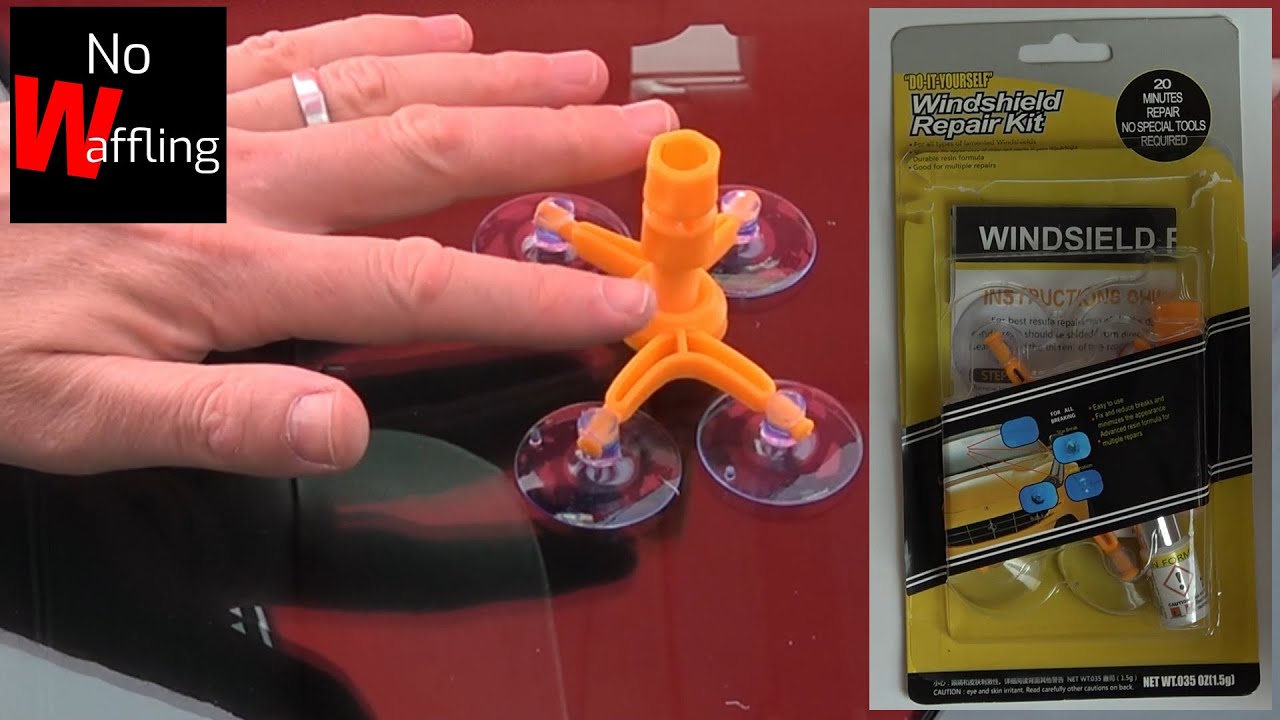 How to Use a Windscreen Repair Kit for cracked or chipped windshield