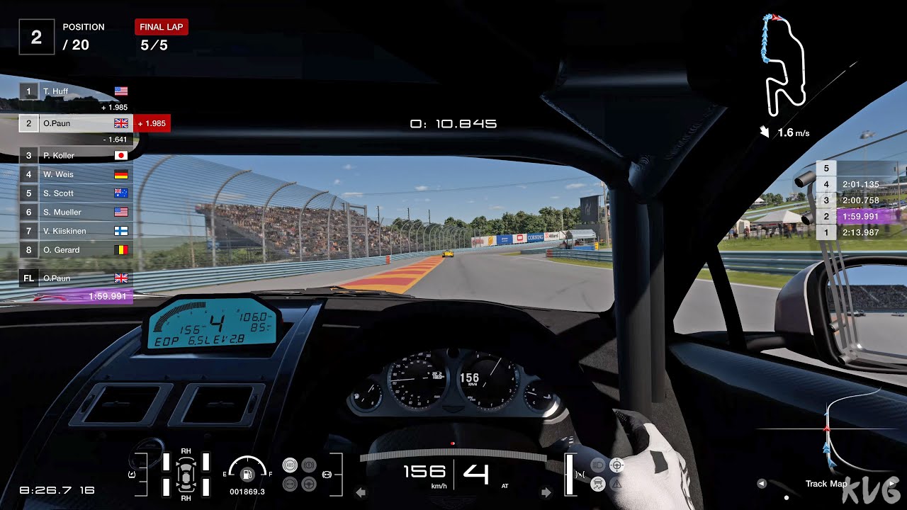 Gran Turismo 7 - Aston Martin V8 Vantage Gr.4 - Cockpit View Gameplay (PS5 UHD) [4K60FPS]