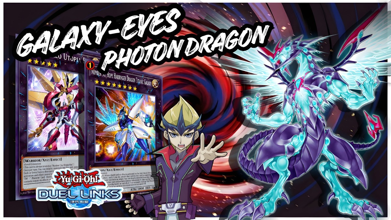 OP RANK 8 XYZ DECK DUEL LINKS | GALAXY-EYES PHOTON RANKED GAMEPLAY