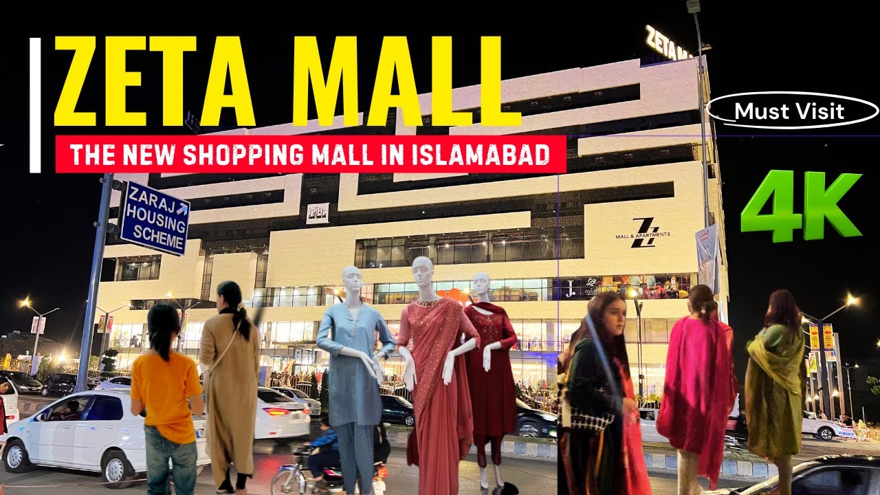 🇵🇰 Zeta Mall Islamabad || Modern Shopping and Entertainment Hub || Walk-through Visit || #4k #60fps