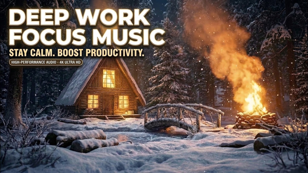 Deep Work Music for High-Performance Focus #deepfocus #studymusic  #DeepWork  #ambientfocus