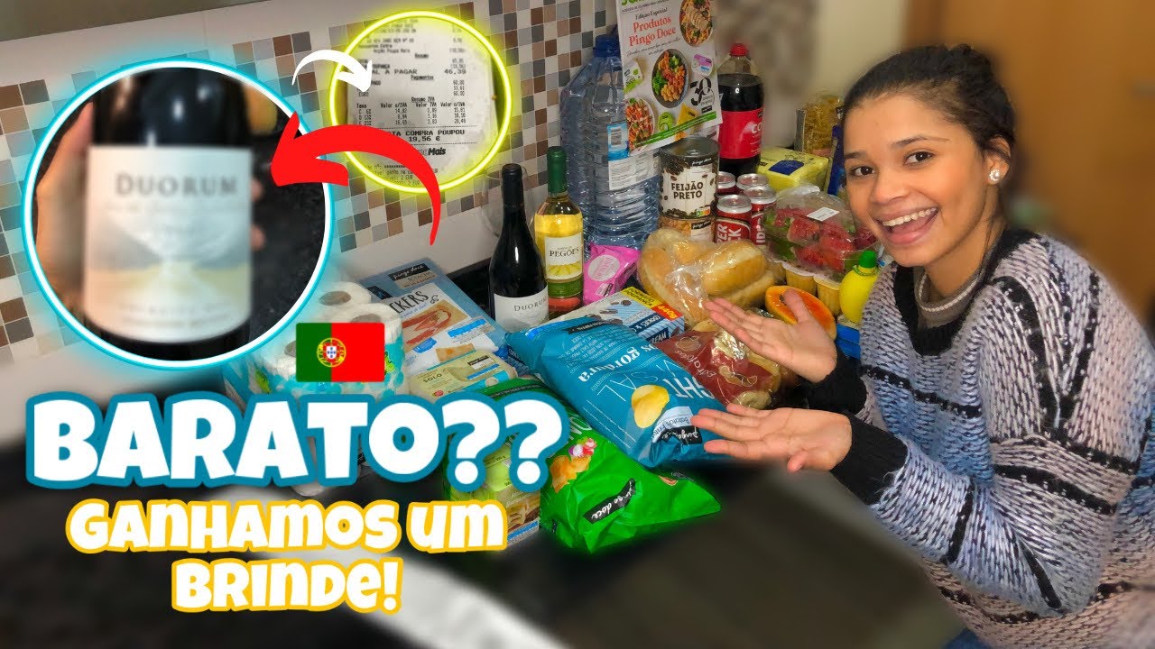 NOSSAS COMPRAS DA SEMANA EM PORTUGAL | Pre&ccedil;os atualizados 2022 &bull; compramos muitas coisas!!