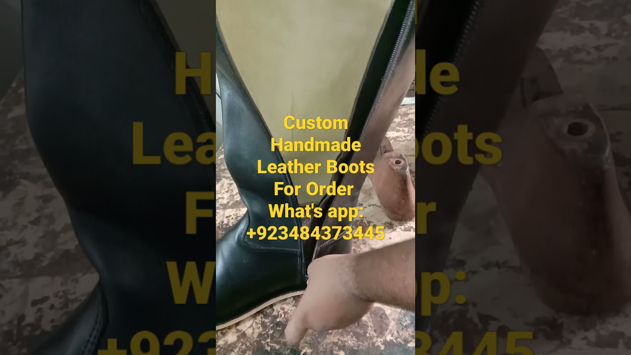 Custom Handmade Leather Boots