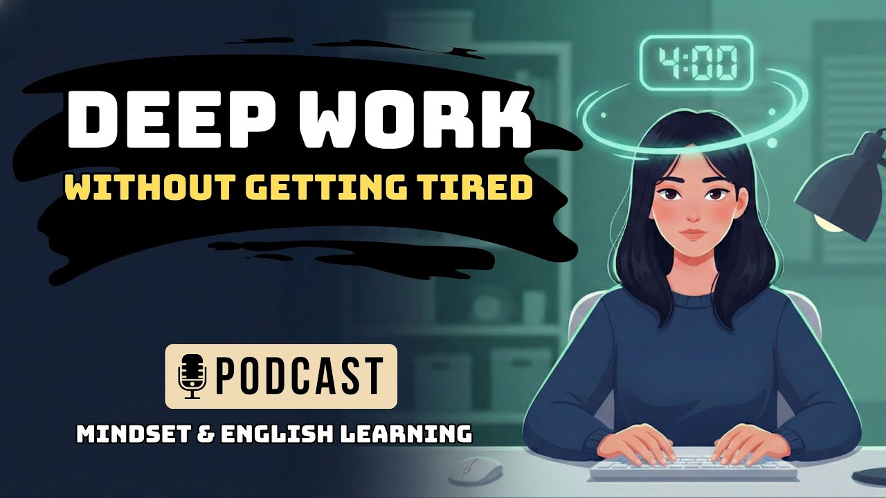 The 4-Hour Focus Secret: How I Do Deep Work Without Getting Tired | Mira’s English Podcast